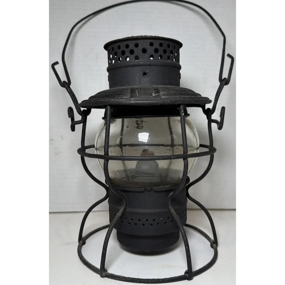 Vintage Adlake Kero Railroad Lantern, Clear Globe